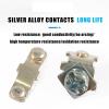 LW26GS-20A 25A DIN Rail Mounted Off-ON Two Levels CA10 48x48mm 64x64mm Disconnect Isolator Padlock Rotary Cam Switch (Color : 20A 48X48mmON-OFF-ON, Size : ON-Off-ON) view 3