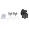 TRQ Rear Brake Pad & Rotor Kit with Chemical Kit Parking Brake Shoe Set view 4