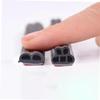 Double Layer Car Door Seal Strip 1000x1.5x1.2cm Rubber view 3