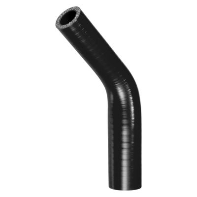 X AUTOHAUX 1 Pcs 19-25mm 0.75"-0.98" ID 102mm 4.02" Length 45 Degrees Black Car Silicone Hose Coolant Hose Universal