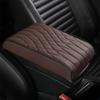 WASHLA Car Center Console Armrest Mat for Volvo S40/S60/S70/S80/S90 234 964 P24 Y20 R TS AS Sedan 1998-2023 2024 2025 Armrest Seat Box Protector Cover for SUV Truck Vehicle,Brown, normal view 1