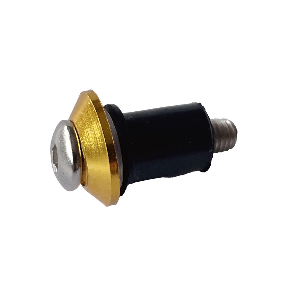 MotorToGo 1 x Gold Caped Motorcycle Windscreen WindShield Well Nut Compatible for 2016 Honda CBR1000RR