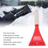 Gavigain Car Ice Scraper, Car Ice Shovel, Car Windshield Shovel EVA Ergonomic Handle Rounded Corner Safe Portable Car Ice Scraper for Vehicle Outdoor Snow(Red) view 2