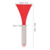 Gavigain Car Ice Scraper, Car Ice Shovel, Car Windshield Shovel EVA Ergonomic Handle Rounded Corner Safe Portable Car Ice Scraper for Vehicle Outdoor Snow(Red) view 4