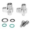 MUNEFE Ac Compressor Adapter Fittings, Air Fittings Quick Connect, Ac Fittings and Adapters for Replacing Worn Or Faulty Compressor Adapter Aessories view 1