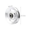 HEALLILY Bearing Pulley Wheel Aluminum Alloy Fitness Pulley Accessories for Gym Equipment Easy to Install and Use Reliable Load Bearing for Strength Training view 2