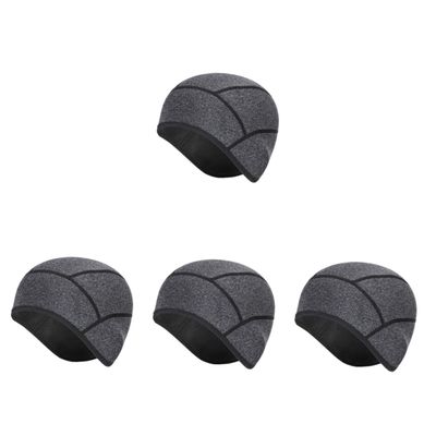GALPADA 4pcs Helmet Liner Hat for Cycling Running and Skiing Warm Inner Lining Protector Breathable Ear Cover Lightweight and Comfortable Design Fit for Winter Activities