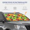 Various Fruits Print Car Windshield Sun Shade 2 PCS Foldable Automotive Front Window Sunshade Protector Universal Car Accessories for Cars Trucks SUV Large view 4