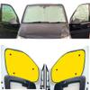 Covprotec Window Blinds, (Full Set + Tailgate) Compatible/Replacement for Skoda Roomster (Years 2006-2015) with Backing Colour in Yellow, Reversible view 1