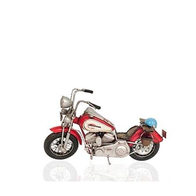 212 Main Red Harley-Davidson Motorcycle Metal Handmade