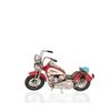 212 Main Red Harley-Davidson Motorcycle Metal Handmade view 1