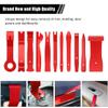 Suvnie 19PCS Trim Removal Tool Set, Car Panel Door Audio Trim Removal Tool Kit, Plastic Pry Tool Kit for Car Panel Dash Door Audio with Storage Bag, Universal Car Accessories (Red) view 3