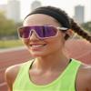 ATTCL Polarized Sunglasses for Men Women Outdoor: Lightweight UV400 Protection Wrap Around Cycling Sunglasses for Running Fishing, Comfort Fit for Driving Golf Hiking view 2