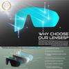 ATTCL Polarized Sunglasses for Men Women Outdoor: Lightweight UV400 Protection Wrap Around Cycling Sunglasses for Running Fishing, Comfort Fit for Driving Golf Hiking view 4