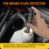 Brake Fluid Liquid Tester Pen, Brake Fluid Moisture Tester, Auto Diagnostic Testing Tool with 5 LED Indicators, Car Hydraulic Fluid Liquid Oil Moisture Analyzer for DOT3 DOT4 DOT5.1 Brake Fluid view 2
