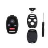 Kutyun Key Fob Keyless Entry Remote Shell Case & Pad Replacement for Honda Accord 2003-2012, Civic EX2006-2013, Pilot 2009-2015, CR-V 2005-2006 (Cutting NOT Required) view 1