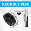 Kutyun Key Fob Keyless Entry Remote Shell Case & Pad Replacement for Honda Accord 2003-2012, Civic EX2006-2013, Pilot 2009-2015, CR-V 2005-2006 (Cutting NOT Required) view 2