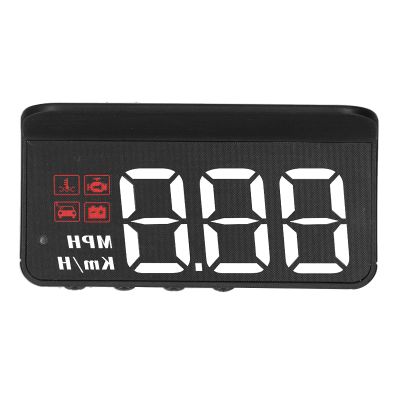 Car HUD Speedometer Display, OBD2 HUD Windshield Projector Multi Function Gauge Alarm Fatigue Driving Reminder