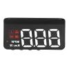 Car HUD Speedometer Display, OBD2 HUD Windshield Projector Multi Function Gauge Alarm Fatigue Driving Reminder view 1