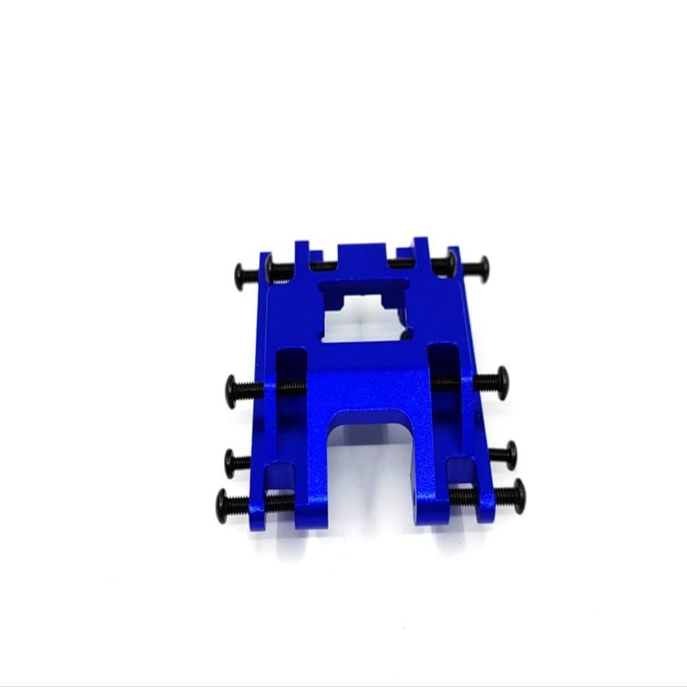 KEBEILEE CNC 7075Aluminum Skid Plate for Traxxas TRX4M 1/18 (Blue)