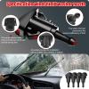 BubabyZZ Windshield Washer Nozzles Kit, Windshield Washer Hose Kit with 4M Washer Fluid Hose, 4pcs Sprayer Nozzles & Gasket, 12pcs Connectors, 30 pcs Hood Retainers and 1 Tool Suitable for Most Car view 3