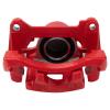 Performance Front Brake Caliper Set Painted Red Brackets view 2