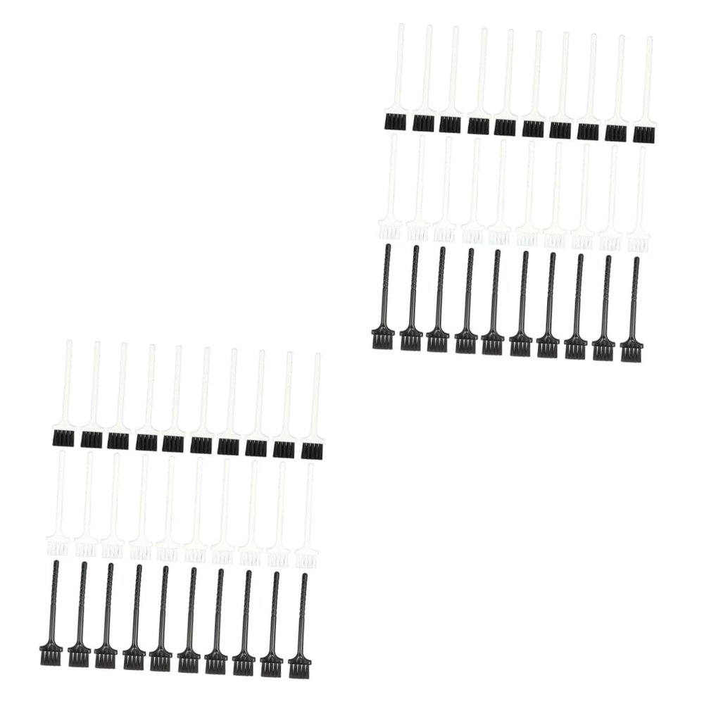 MotorCart Basics 60pcs Detail Brush for Car Detailing Small Cleaning Brush for Air Vents Keyboard Lens Cleaning Car Air Conditioner Cleaner Detailing Tool
