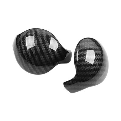 RAGBUSCLE Carbon Fiber ABS Car Center Gear Shift Head Cover Trim, Center Console Gear Shift Knob Cover Cap, Compatible with Ford Compatible with Mustang 2015-2021