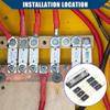 Hihaha 100A Fuse Inline ANL Fuse Holder Clear Fuse Block with Screws/Inner for Car Boat Truck/Durable Plastic Metal / 1 Set Gold Tone view 2