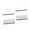 Gadpiparty 60pcs Multi-Purpose Car Cleaning Brush Detailing Brush Air Vent Cleaner Small Cleaning Tool Keyboard Lens view 1