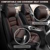 SOUIPA Leather Seat Covers for Honda CR-V 2015-2025 2026,Luxury Car Seat Covers Full Set,Waterproof Seat Protectors Auto Seat Covers,Breathable Nonslip Interior Cover Seats for Cars(Black and Coffee) view 3