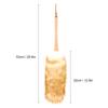 Qcwwy Gentle Soft Lambs Wool Duster - Antistatic & Absorbent - for DustFree Surfaces - Handcrafted Wooden Handle - 20.9in Long - Suitable for Dashboards, Pet Hair - & view 4