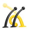 GALPADA 2pairs Silicone Suction Cup Tentacles Antenna for Motorcycle Helmet Decorative Tentacles Double-Sided Tape Easy Install Pair of view 4