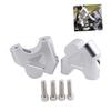 CALLARON Aluminum Alloy Handlebar Riser Connector for Motorbike Lightweight and Easy to Install Includes Fixing Bolts Fit for Fat Handlebars view 2
