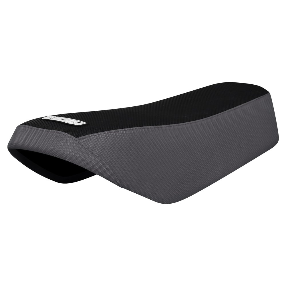 Enjoy Mfg Seat Cover - Compatible with Yamaha 1978-1981 DT 125 175 MX 175 250 Black top Standard #335 (Grey Sides/Black top Standard)
