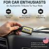 Brotherhood 1975 Compatible with Nova Custom Bright Yellow Emblem Design Keychain Key Holder Key Ring For Men Heavy Duty Car Keyring For Men and Women view 2