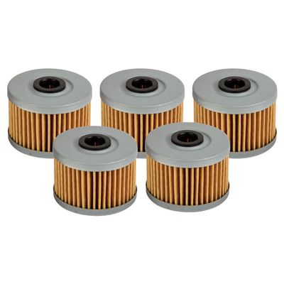 TUSK First Line Oil Filter 5 Pack for Kawasaki KLX250S 2006-2007,2009-2010,2012-2014,2018-2020