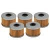 TUSK First Line Oil Filter 5 Pack for Kawasaki KLX250S 2006-2007,2009-2010,2012-2014,2018-2020 view 1