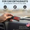 Brotherhood 1981-1988 Compatible With Custom Deluxe 10 Truck Red Emblem Keychain Key Holder Faux Leather Key Ring For Men Heavy Duty Car Keyring For Men and Women view 2