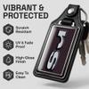Brotherhood 1960's Compatible with Camaro Rally Sport Emblem Royal Plum Design Keychain Key Holder Key Ring For Men Heavy Duty Car Keyring For Men and Women view 3
