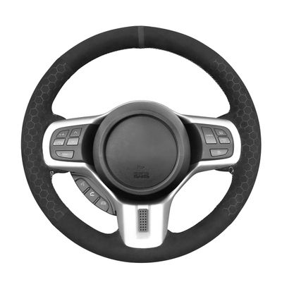 MEWANT Stitch On Steering Wheel Cover for Mitsubishi Lancer Evolution EVO X