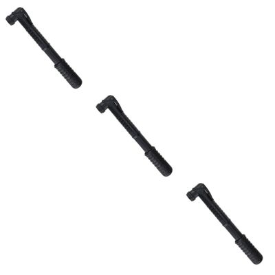 BESPORTBLE 3pcs Portable Mini Bike Pump Inflator with Air Needle Lightweight and Easy to Use for and More and Black
