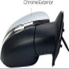 PATAJP4U Side Mirror Fits Power Heated Turn Signal Chrome PASSENGER, Quality Verified & Fitment Tested view 4