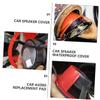 Beatifufu 4Pcs Car Speaker Cover Protective Pad for Car Audio Easy Install Speaker Protection Abs Design for Horns and Speakers view 2