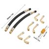Estink Universal Flexible Tire Valve Extensions Adaptor 45 90 135 Degree for Car Truck Motorhome Trailer RV view 3