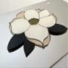 Eurosport Daytona- Compatible with -, Magnolia Flower - Stainlesss Steel License Plate view 3