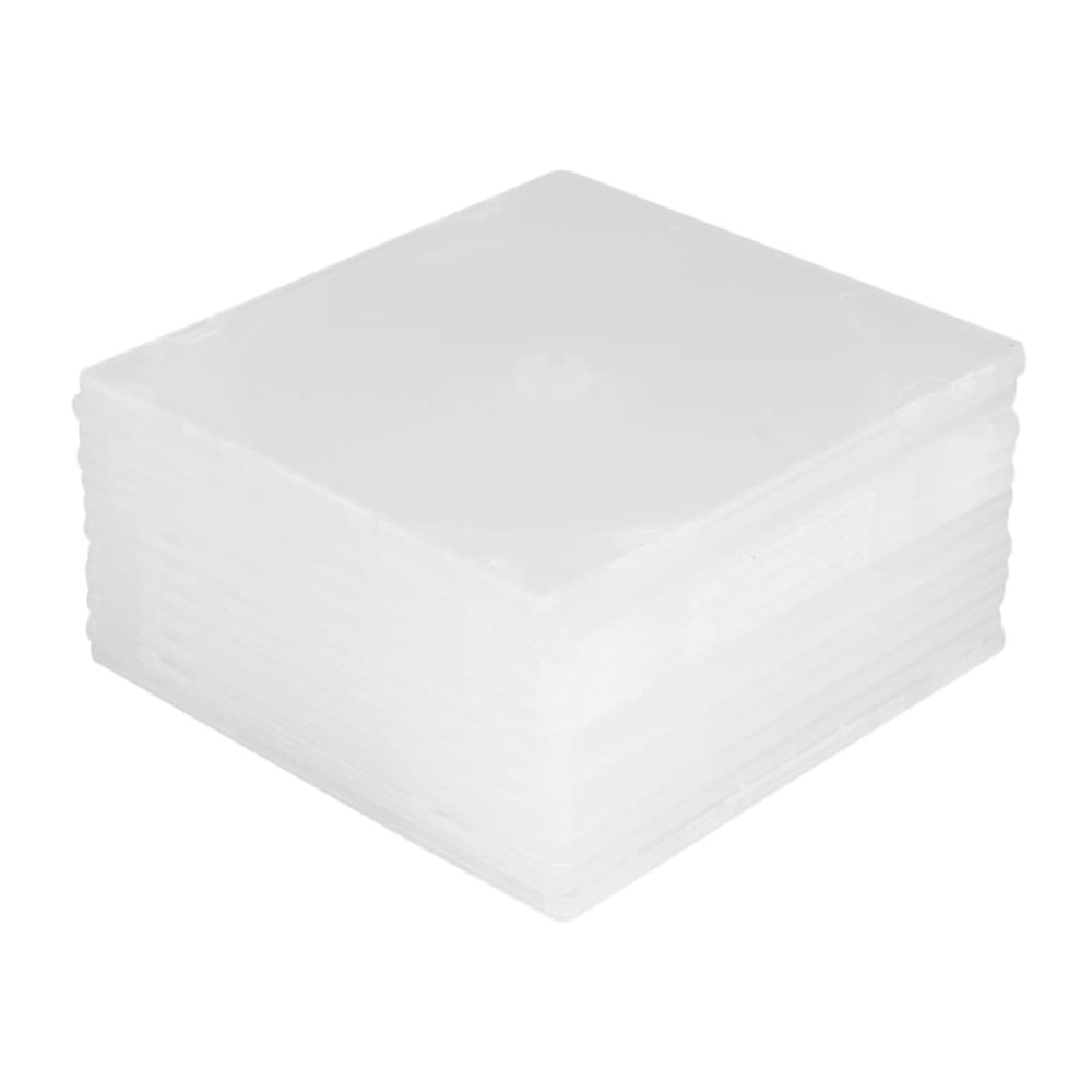 Uonlytech 25pcs Ultrathin Cd Box Film Cover for Media Video Storage Portable Dvd Case for Home Cinema Organization and Easy Access