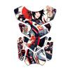 MC MOTOPARTS Universal Motorcycle Non-Slip Tank Pads Protector SHIELD Adhesive Decal Protective Sticker #460 Lady Girl view 1