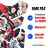 MC MOTOPARTS Universal Motorcycle Non-Slip Tank Pads Protector SHIELD Adhesive Decal Protective Sticker #460 Lady Girl view 3
