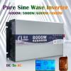 Power Inverter Inverter Pure Wave Current 4000W/5000W/6000W/8000W (peak Value) Transformer DC 12V/24V/48V/60V To AC Sine Wave Inverter Automobile, Household Automobile for Vehicles Camping Road Trip(6 view 2